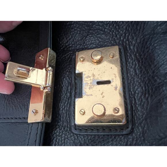 Vintage Tory Burch small crossbody leather early 2000s pre owned authentic - Picture 4 of 7